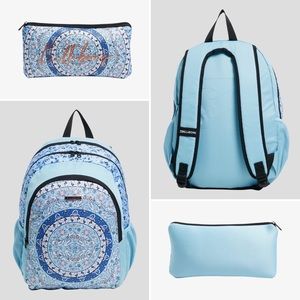 Billabong BACKPACK + PENCIL CASE in Sweet Blue 🩵
